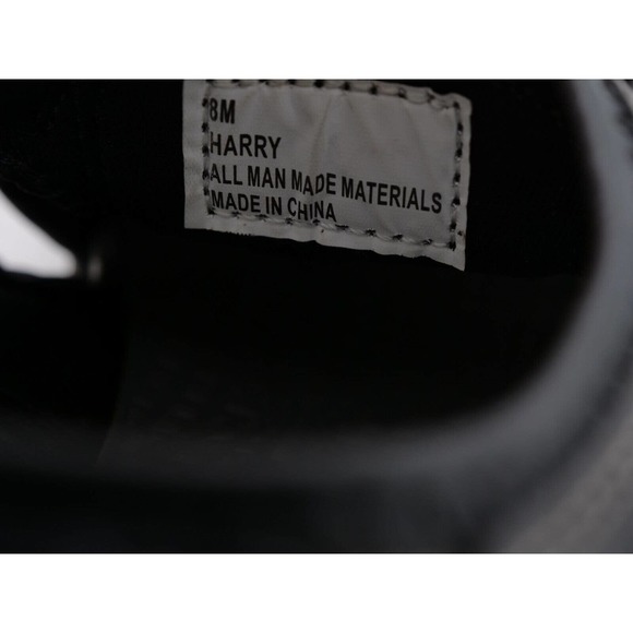 Khombu Harry Mens 8 Sandals Black Faux Leather Fisherman Drawstring Shoes - Picture 9 of 10